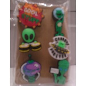 Shoe Charms for Crocs featuring Space Aliens A4